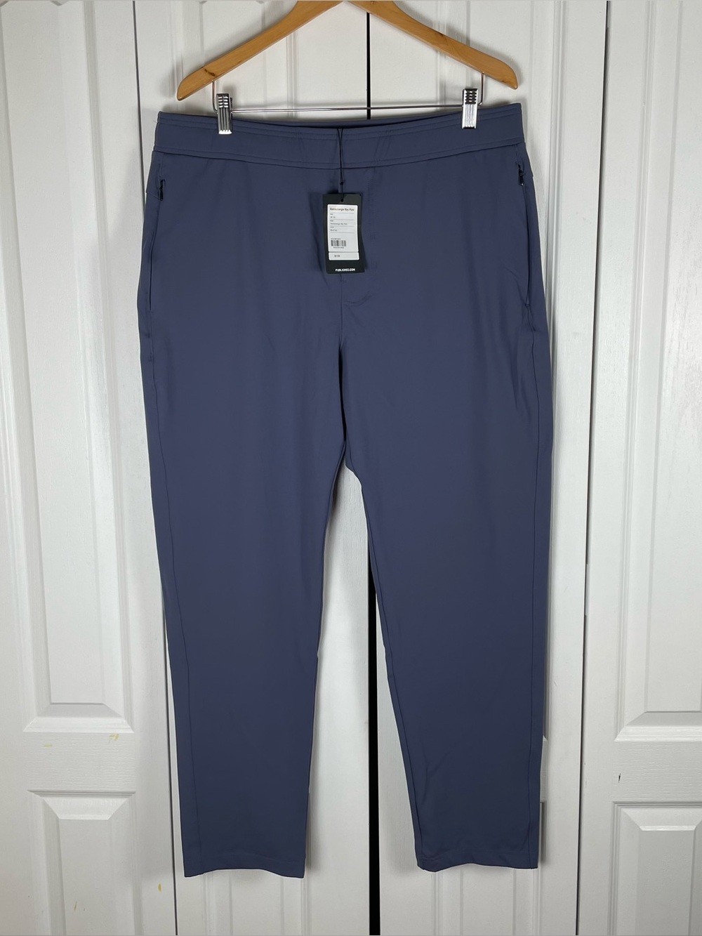 Public Rec Gamechanger Pants Mens 38x32 Blue Fog Everyday Casual Performance